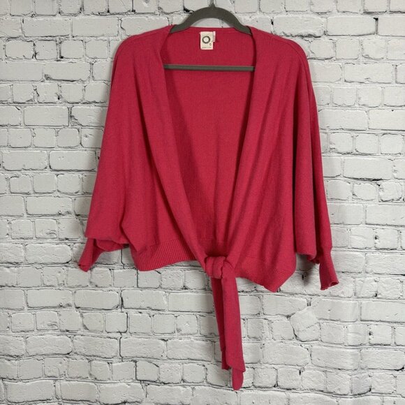 Anthropologie Sweaters - Anthropologie Akemi + Kin Dolman Cardigan Sweater Tie Front Pink Women One Size
